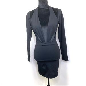 Nasty Gal Cut Out Long sleeved Dress